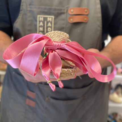 Custom-made Espadrilles Flat Classic Pink Flowers