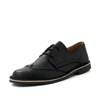 leather moccasin-Oxford Dark Night Classic by Ethical & Sustainable Fashion Brand Mamahuhu